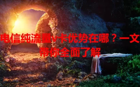 电信纯流量v卡优势在哪？一文带你全面了解