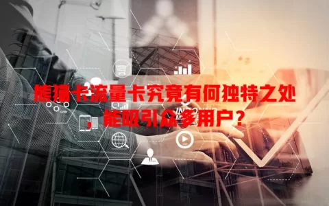 熊猫卡流量卡究竟有何独特之处，能吸引众多用户？