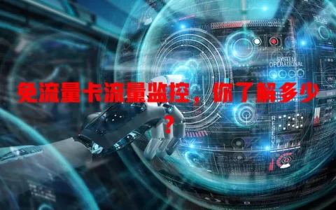 免流量卡流量监控，你了解多少？