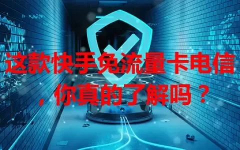 这款快手免流量卡电信，你真的了解吗？