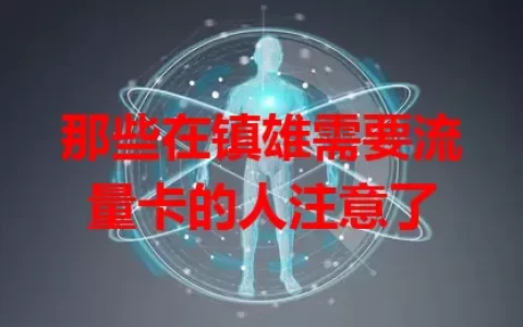 那些在镇雄需要流量卡的人注意了