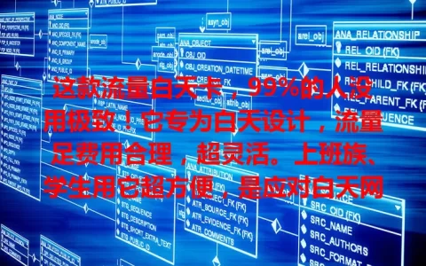 这款流量白天卡，99%的人没用极致！它专为白天设计，流量足费用合理，超灵活。上班族、学生用它超方便，是应对白天网络需求的优质之选