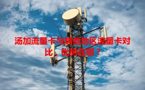 汤加流量卡与其他地区流量卡对比，优势在哪？