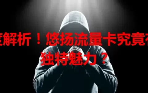 深度解析！悠扬流量卡究竟有何独特魅力？