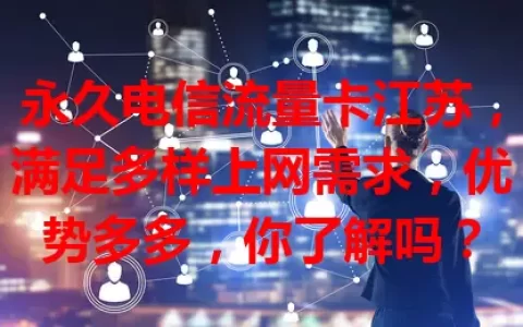 永久电信流量卡江苏，满足多样上网需求，优势多多，你了解吗？