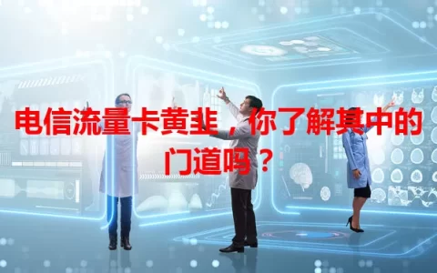 电信流量卡黄韭，你了解其中的门道吗？