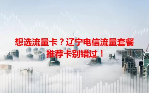 想选流量卡？辽宁电信流量套餐推荐卡别错过！