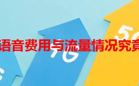 电信卡语音费用与流量情况究竟如何？