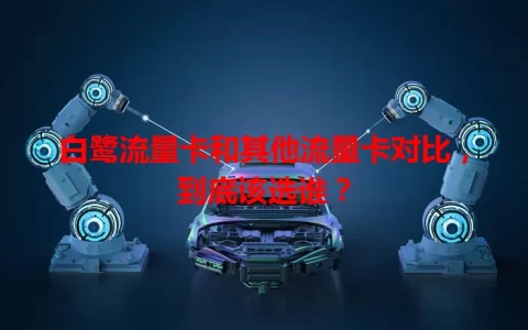 白鹭流量卡和其他流量卡对比，到底该选谁？