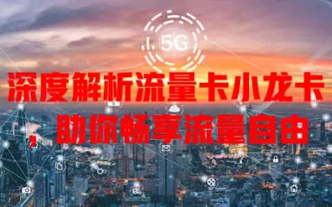 深度解析流量卡小龙卡，助你畅享流量自由