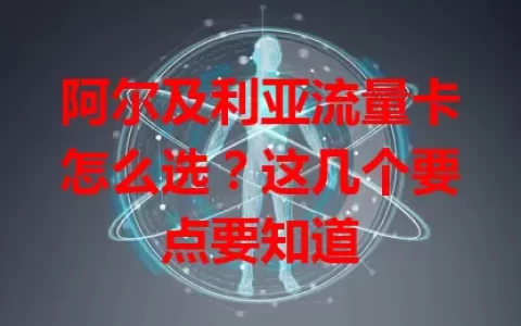阿尔及利亚流量卡怎么选？这几个要点要知道