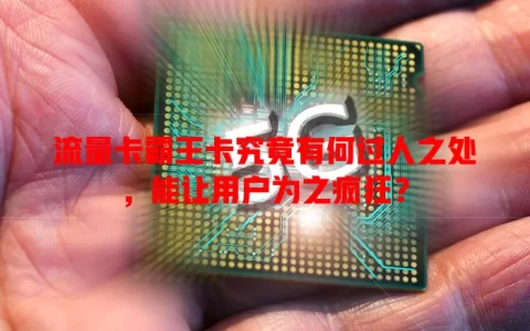 流量卡霸王卡究竟有何过人之处，能让用户为之疯狂？