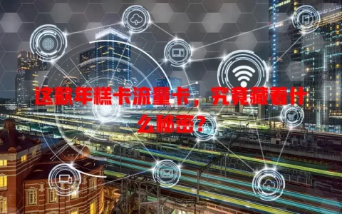 这款年糕卡流量卡，究竟藏着什么秘密？