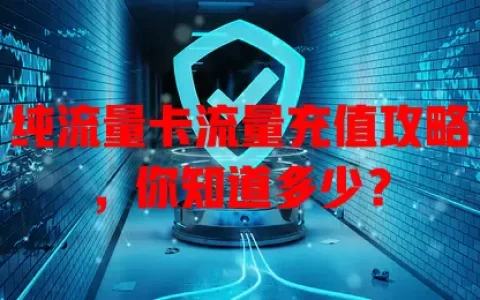 纯流量卡流量充值攻略，你知道多少？