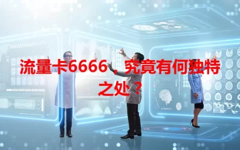 流量卡6666，究竟有何独特之处？