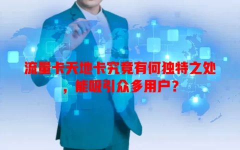 流量卡天地卡究竟有何独特之处，能吸引众多用户？