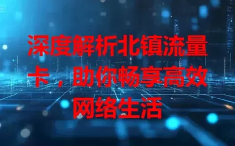 深度解析北镇流量卡，助你畅享高效网络生活