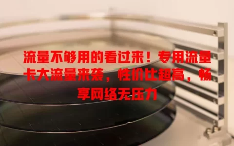 流量不够用的看过来！专用流量卡大流量来袭，性价比超高，畅享网络无压力