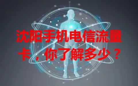 沈阳手机电信流量卡，你了解多少？