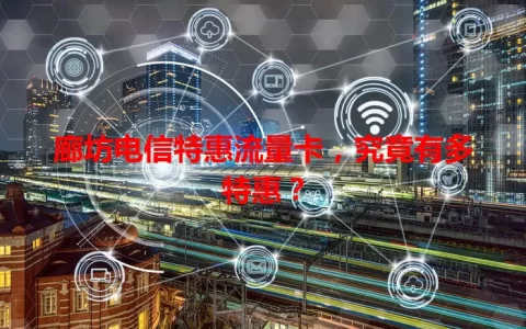 廊坊电信特惠流量卡，究竟有多特惠？