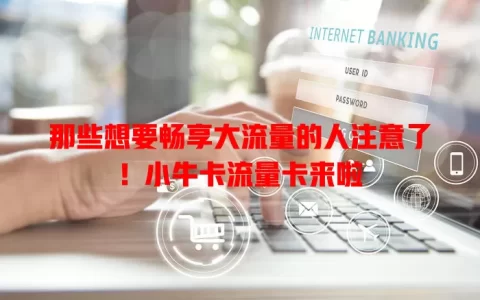 那些想要畅享大流量的人注意了！小牛卡流量卡来啦