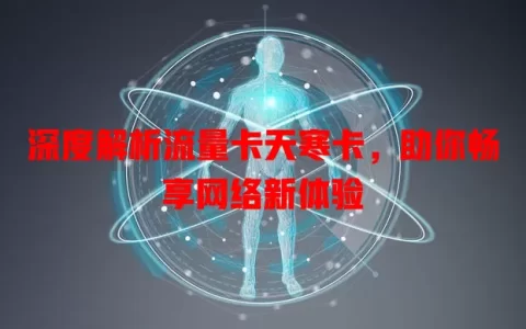 深度解析流量卡天寒卡，助你畅享网络新体验
