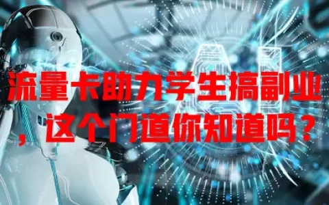 流量卡助力学生搞副业，这个门道你知道吗？