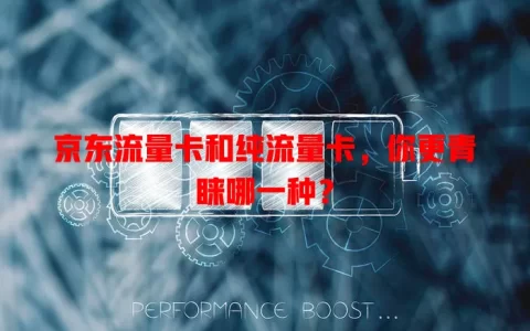 京东流量卡和纯流量卡，你更青睐哪一种？