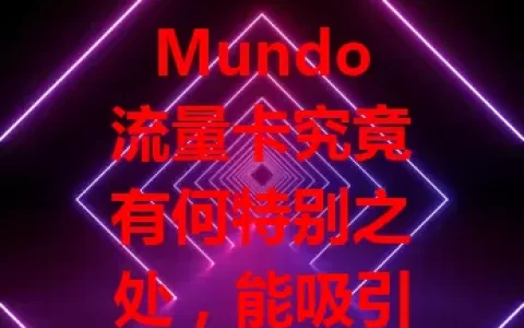 Mundo流量卡究竟有何特别之处，能吸引众多用户？
