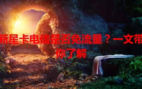 新星卡电信是否免流量？一文带你了解