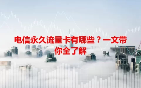 电信永久流量卡有哪些？一文带你全了解