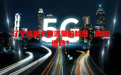 辽宁流量卡纯流量的秘密，你知道吗？