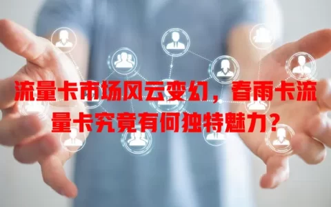 流量卡市场风云变幻，春雨卡流量卡究竟有何独特魅力？