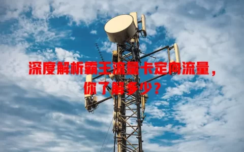 深度解析霸王流量卡定向流量，你了解多少？