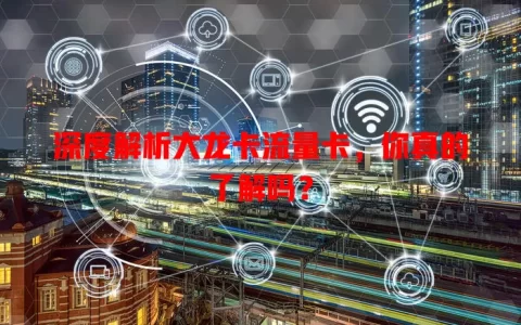 深度解析大龙卡流量卡，你真的了解吗？