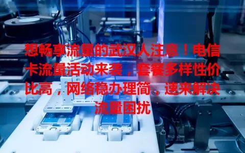 想畅享流量的武汉人注意！电信卡流量活动来袭，套餐多样性价比高，网络稳办理简，速来解决流量困扰