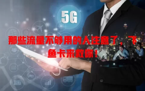 那些流量不够用的人注意了，飞鱼卡来救你！