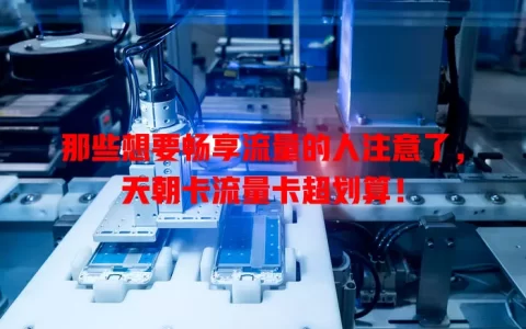 那些想要畅享流量的人注意了，天朝卡流量卡超划算！