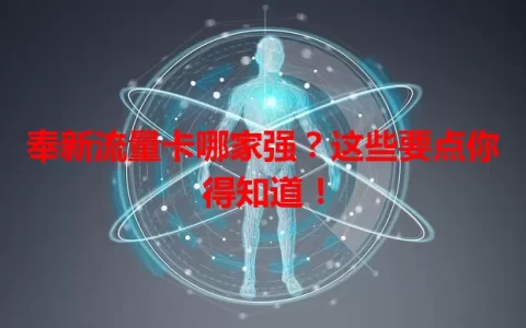 奉新流量卡哪家强？这些要点你得知道！