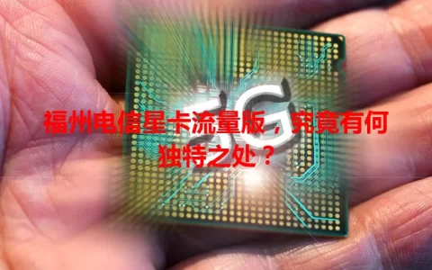 福州电信星卡流量版，究竟有何独特之处？