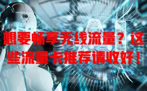 想要畅享无线流量？这些流量卡推荐请收好！