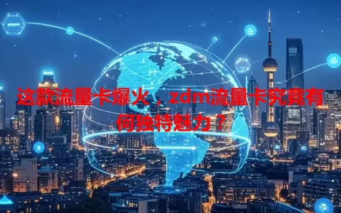 这款流量卡爆火，zdm流量卡究竟有何独特魅力？