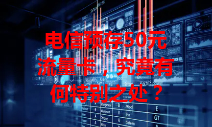 电信预存50元流量卡，究竟有何特别之处？