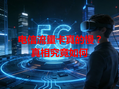 电信流量卡真的慢？真相究竟如何