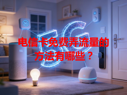 电信卡免费弄流量的方法有哪些？