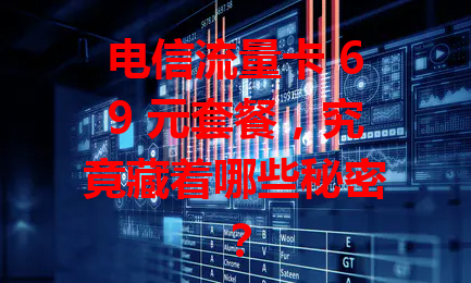 电信流量卡 69 元套餐，究竟藏着哪些秘密？