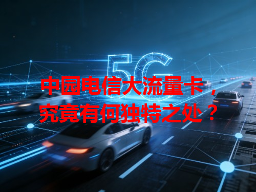 中园电信大流量卡，究竟有何独特之处？