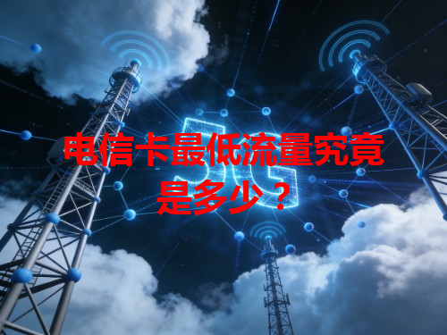 电信卡最低流量究竟是多少？