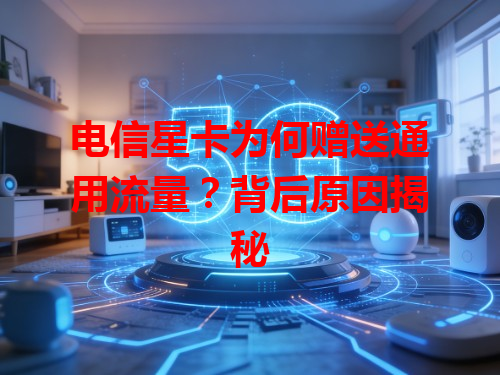 电信星卡为何赠送通用流量？背后原因揭秘