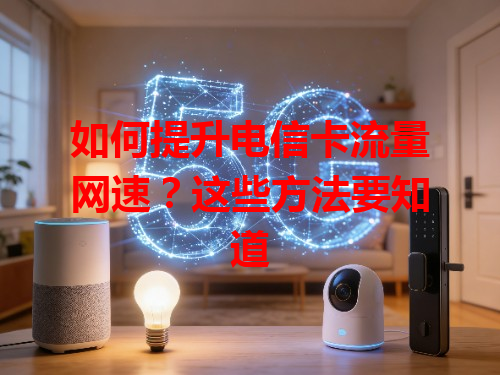 如何提升电信卡流量网速？这些方法要知道